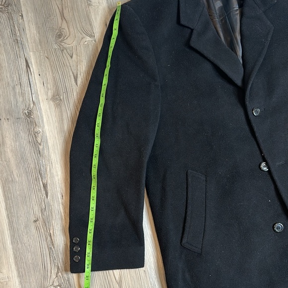 EUC Men’s Silver Cloud Italian/Bulgarian Cashmere Blend Long Casual Overcoat,46L - Picture 10 of 16